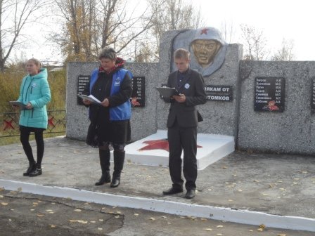 opening of the monument to the fallen soldiers 2018-2